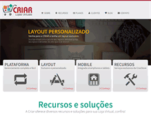Tablet Screenshot of lojavirtualcriar.com.br
